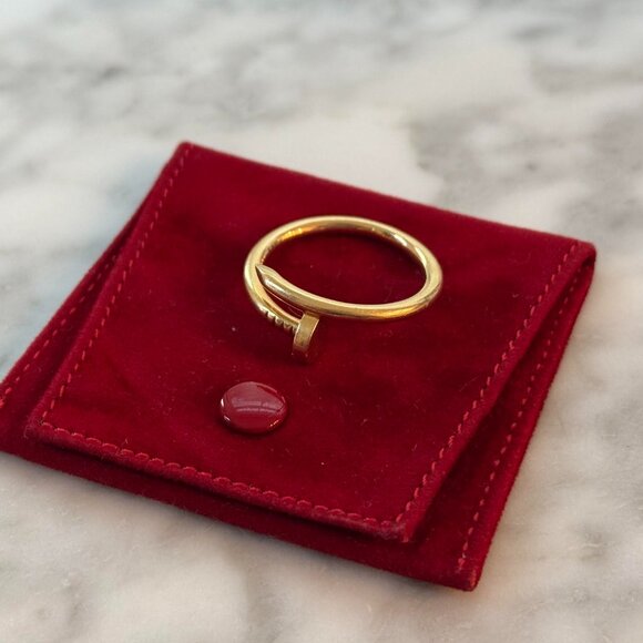 18K Yellow Gold Juste un Clou Ring Size 70mm (US Size 13) - Picture 5 of 9